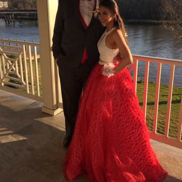 2 pc prom dresses